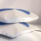 Butterfly Single in Blue and Stone Pillow Sham Gallery Image 3