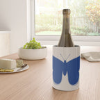 Butterfly Single in Blue and Stone Wine Chiller Gallery Image 4