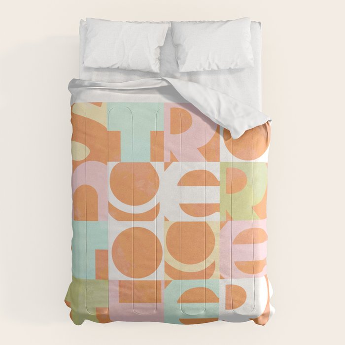 Stronger Together #peachy  Comforter Gallery Image 6