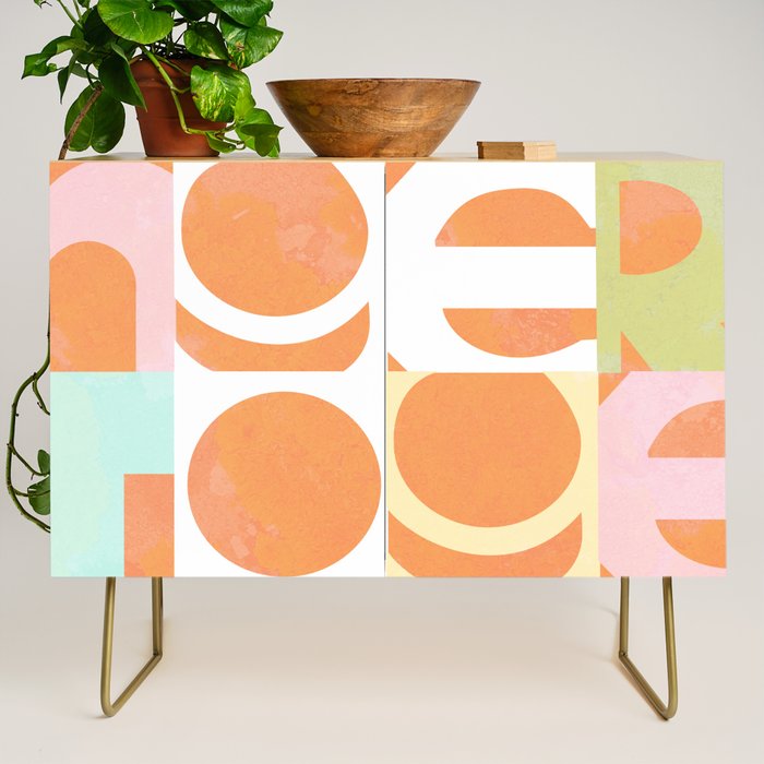 Stronger Together #peachy  Credenza Gallery Image 1