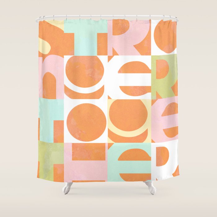 Stronger Together #peachy  Shower Curtain Gallery Image 1