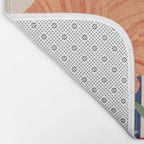 Flower market Rome inspiration Bath Mat Gallery Image 2