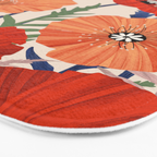 Flower market Rome inspiration Bath Mat Gallery Image 3