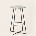 William Morris Pure Acorn Soft Pebble Grey & White Stool Gallery Image 1