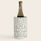 William Morris Pure Acorn Soft Pebble Grey & White Wine Chiller Gallery Image 1