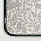 William Morris Pure Acorn Soft Pebble Grey & White Laptop Sleeve Gallery Image 3