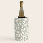 William Morris Pure Acorn Soft Pebble Grey & White Wine Chiller Gallery Image 3