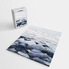 Mountains 2 - Gold Colored Lines Jigsaw Puzzle Gallery Image 2