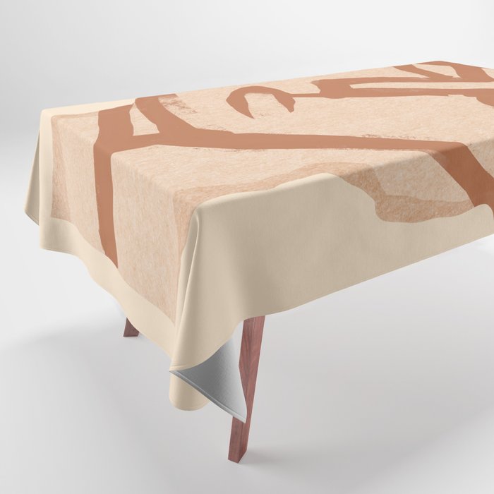 Abstract Face 90 Tablecloth Gallery Image 1