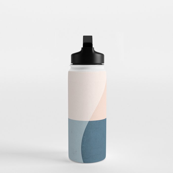 Geometric raindrop Water Bottle Gallery Image 3