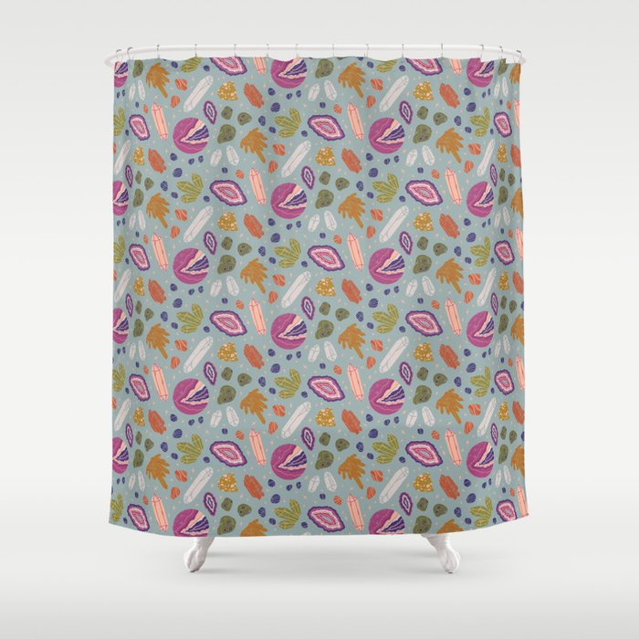 Crystal Collection Shower Curtain Gallery Image 1