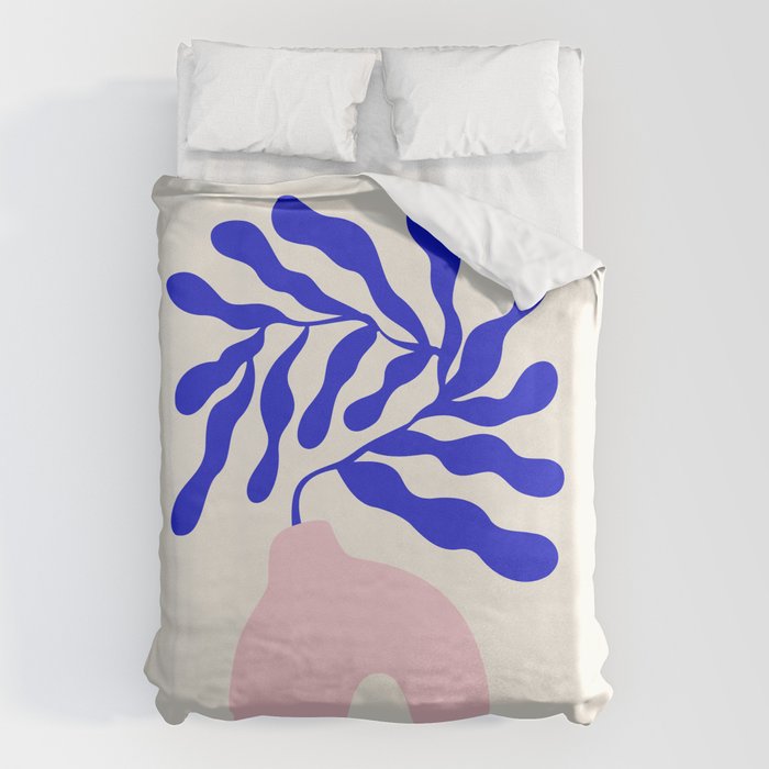 Blue Matisse Ferns II Duvet Cover Gallery Image 6