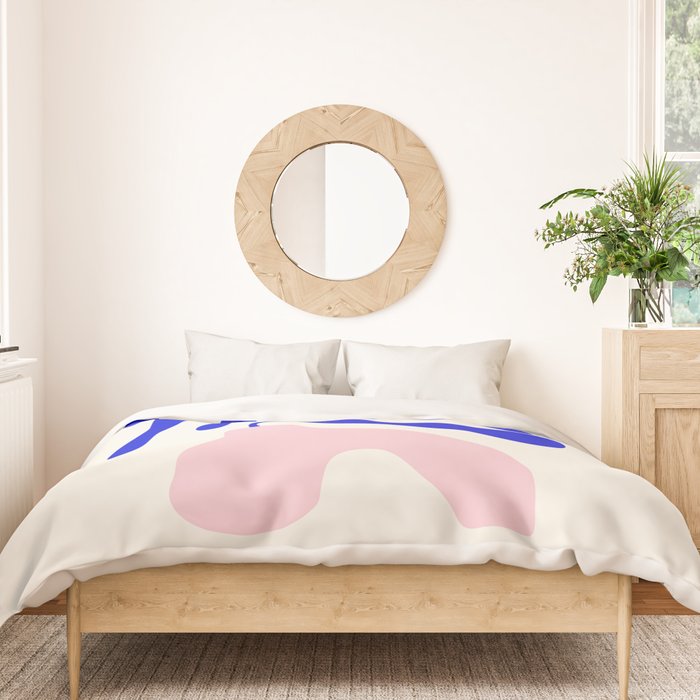 Blue Matisse Ferns II Duvet Cover Gallery Image 3