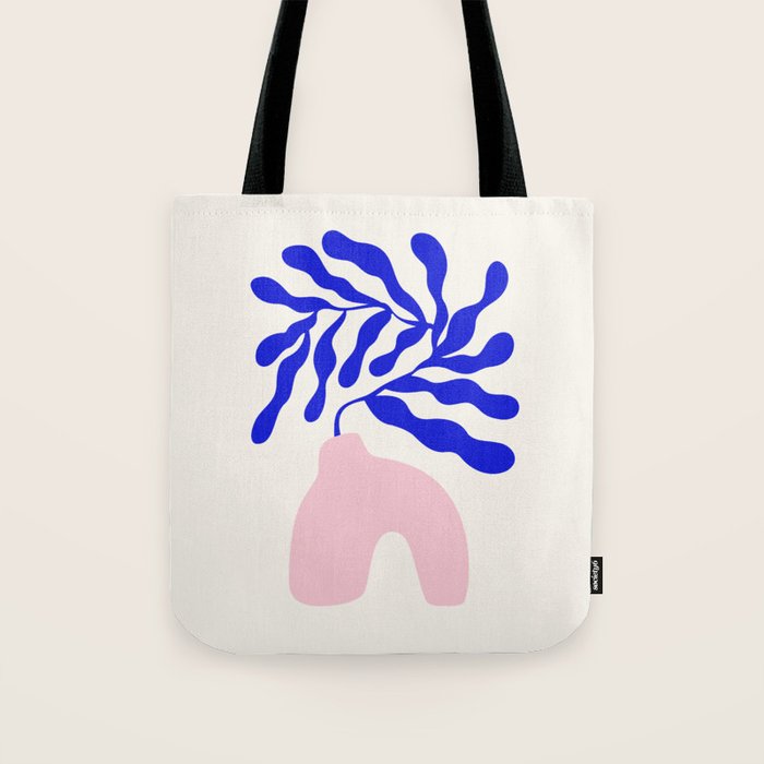 Blue Matisse Ferns II Tote Bag Gallery Image 1