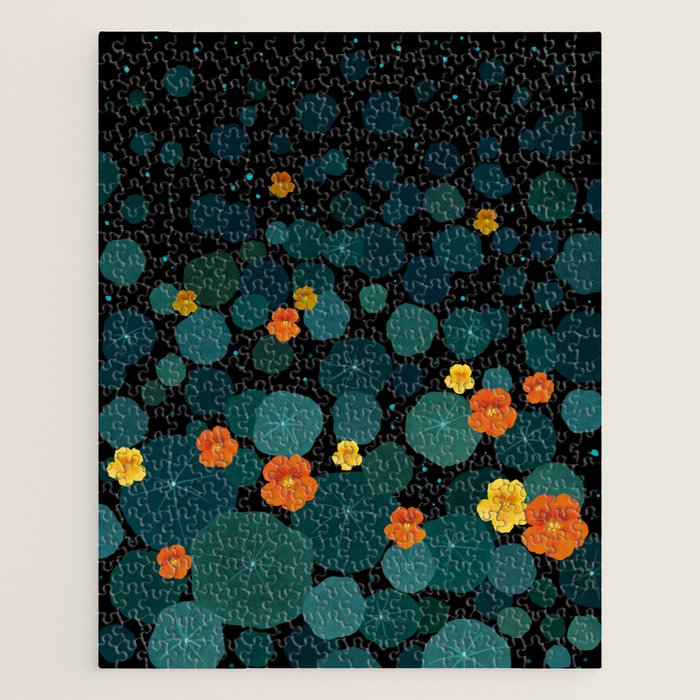 Nasturtium Garden Jigsaw Puzzle Gallery Image 1