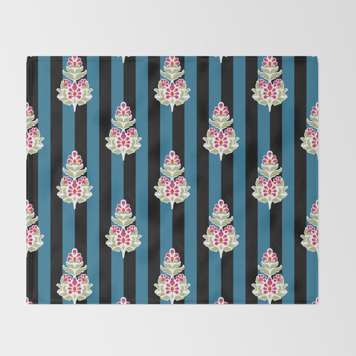 Ajrakh Aesthetics Throw Blanket Gallery Image 2