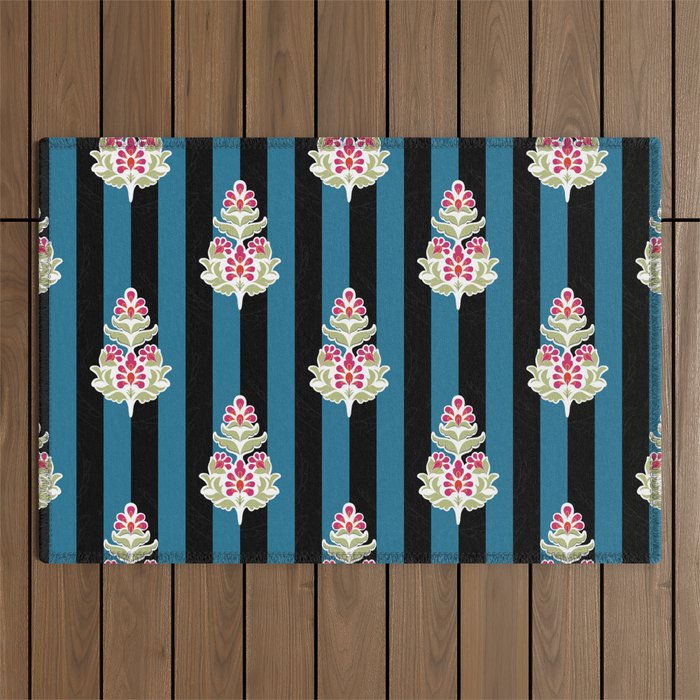 Ajrakh Aesthetics Outdoor Rug Gallery Image 1