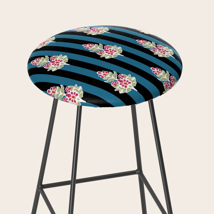 Ajrakh Aesthetics Stool Gallery Image 2