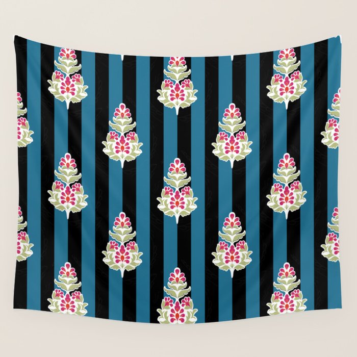 Ajrakh Aesthetics Wall Tapestry Gallery Image 4