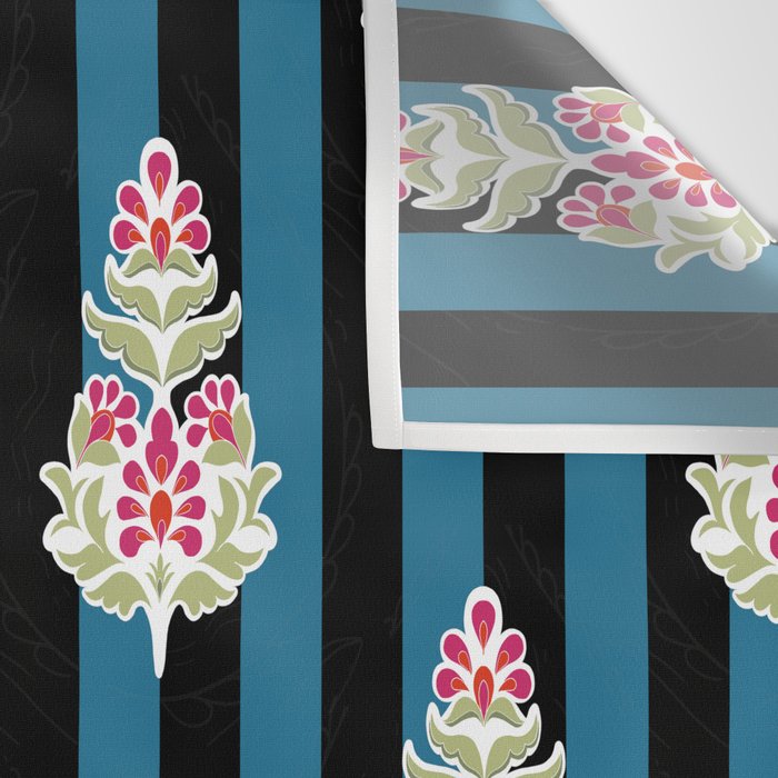 Ajrakh Aesthetics Wall Tapestry Gallery Image 3