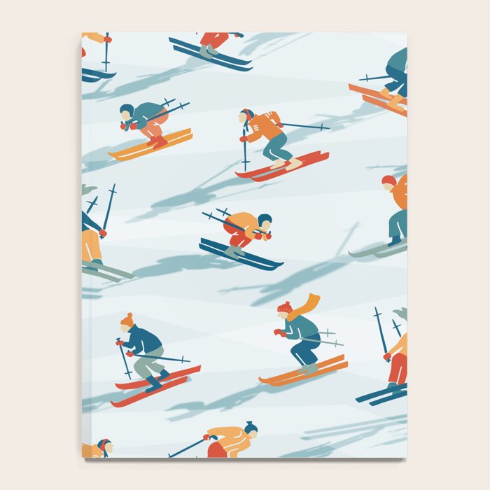Retro Sportive Ski alpine light Notebook Gallery Image 4
