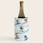 Retro Sportive Ski alpine light Wine Chiller Gallery Image 1
