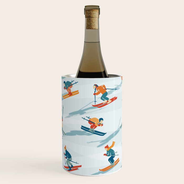 Retro Sportive Ski alpine light Wine Chiller Gallery Image 3