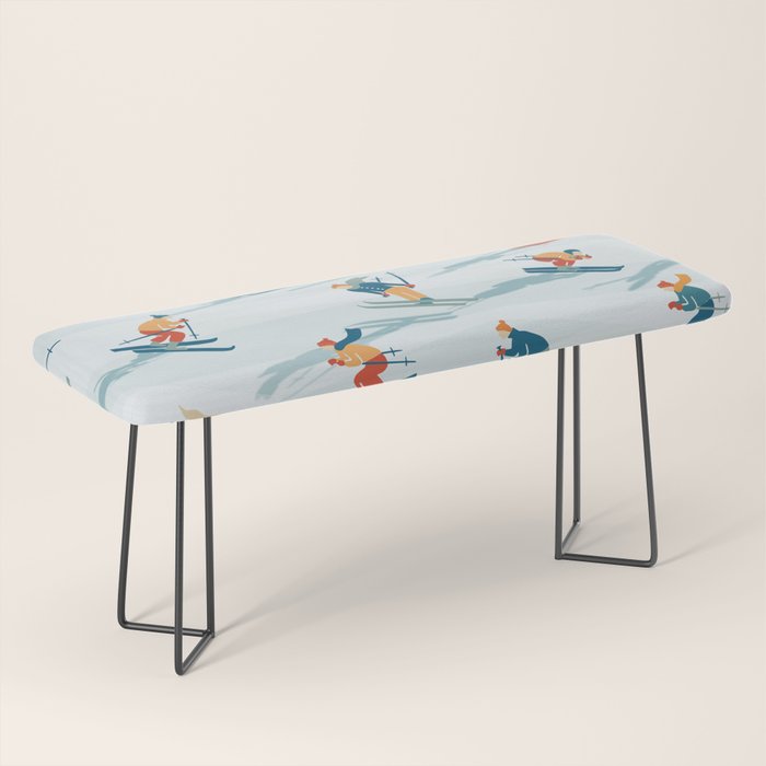 Retro Sportive Ski alpine light Bench Gallery Image 1