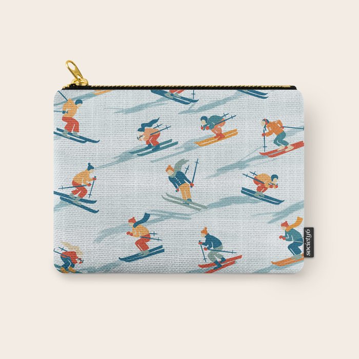 Retro Sportive Ski alpine light Carry All Pouch Gallery Image 1