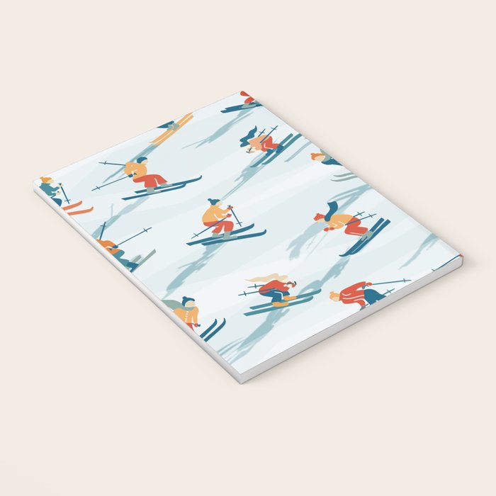 Retro Sportive Ski alpine light Notebook Gallery Image 3