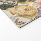 Vintage Tropical Flower And Bird Garden Welcome Mat Gallery Image 2