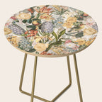 Vintage Tropical Flower And Bird Garden Side Table Gallery Image 2