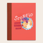 Scorpio Mood in Tomato Red | Zodiac Series Notebook Gallery Image 4