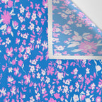 Pink and blue pop art ditsy Wall Tapestry Gallery Image 3