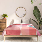 Retro Red and Pink Dots Comforter Gallery Image 3