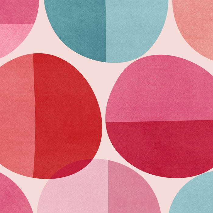 Retro Red and Pink Dots Coffee Mug Gallery Image 2