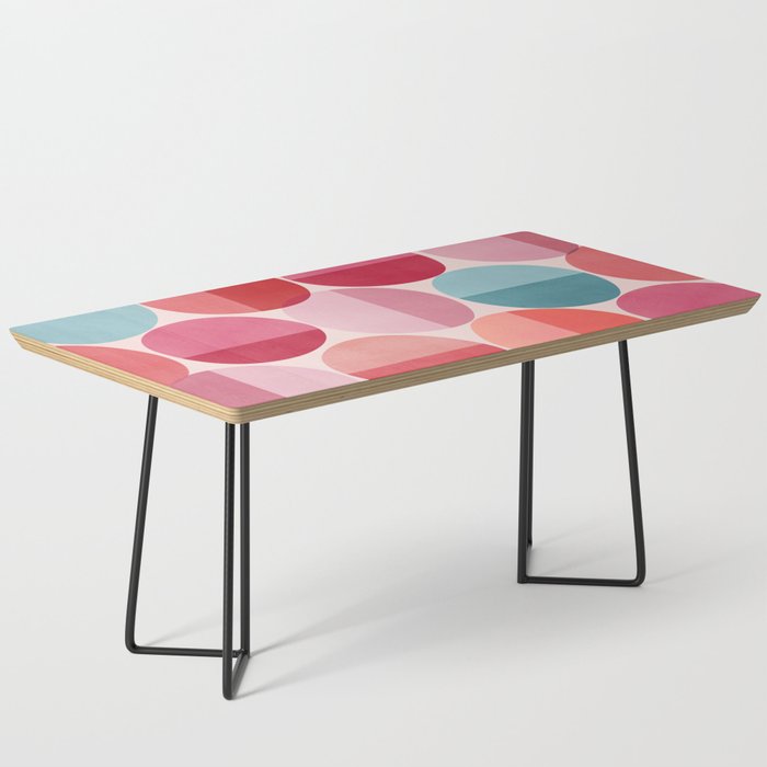 Retro Red and Pink Dots Coffee Table Gallery Image 1