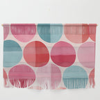 Retro Red and Pink Dots Wall Hanging Gallery Image 1