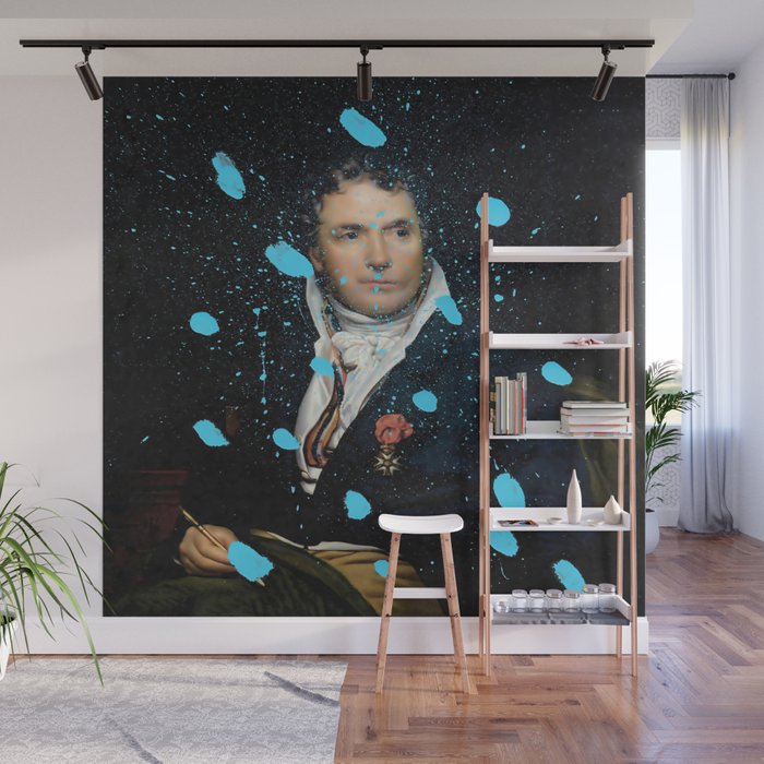 Brutalized Portrait of a Gentleman 1 Wall Mural Gallery Image 1