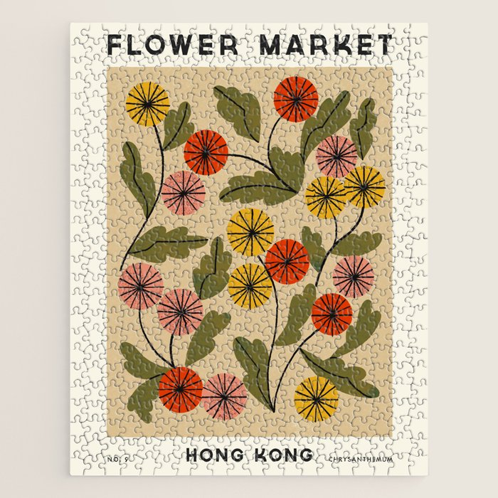 Flower Market No. 9 Jigsaw Puzzle Gallery Image 1