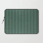 Pinstripe in Green Laptop Sleeve Gallery Image 1