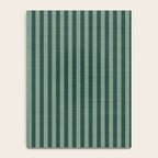 Pinstripe in Green Notebook Gallery Image 4