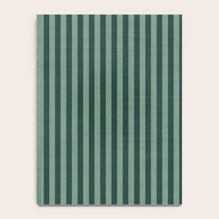 Pinstripe in Green Notebook Gallery Image 4