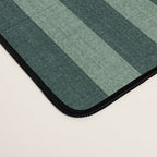 Pinstripe in Green Desk Mat Gallery Image 4
