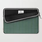 Pinstripe in Green Laptop Sleeve Gallery Image 2