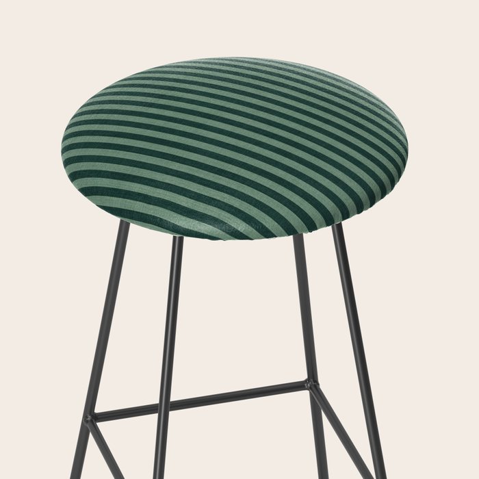 Pinstripe in Green Stool Gallery Image 2