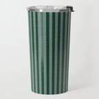 Pinstripe in Green Travel Mug Gallery Image 2