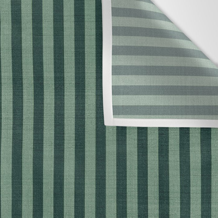 Pinstripe in Green Wall Tapestry Gallery Image 3