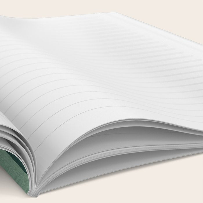 Pinstripe in Green Notebook Gallery Image 2