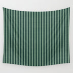 Pinstripe in Green Wall Tapestry Gallery Image 4